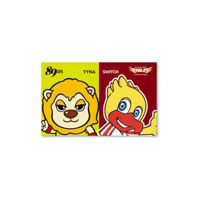 仙台89ERS×楽天イーグルス コラボステッカー 2025-26(ティナ×スイッチ)